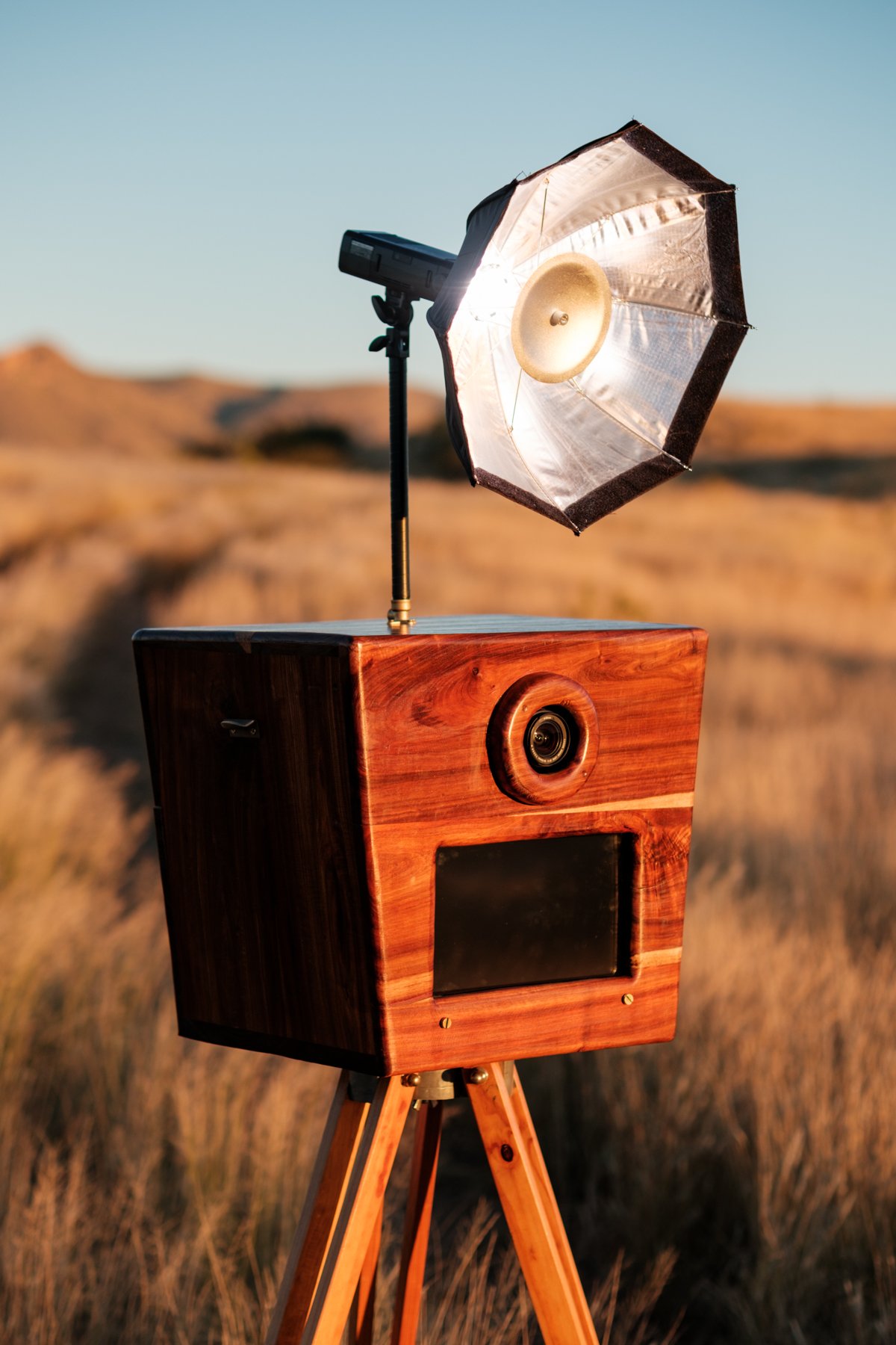 photo booth in grass